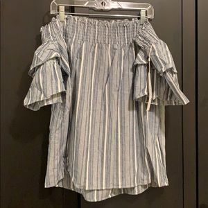 Caslon Ruffle off-the-shoulder